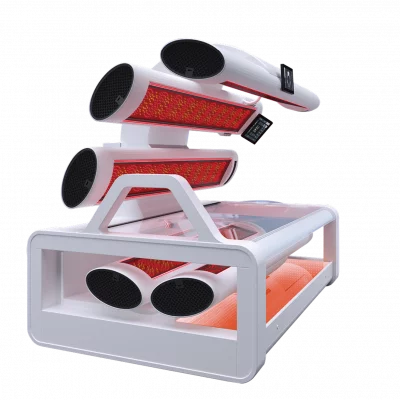 Red light and infrared therapy equipment.