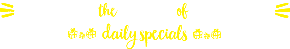 celebrate the 12 days of christmas with daily specials